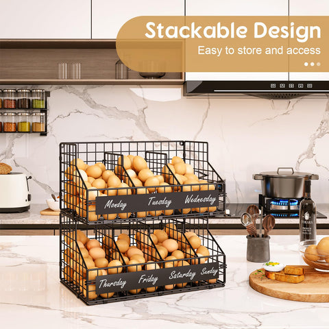 Keomaisyto versatile kitchen display for eggs and produce