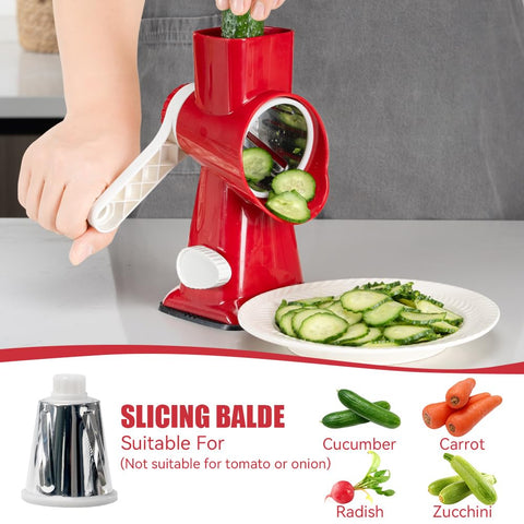 KEOUKE grater handle enables smooth, labor-saving turning during prep