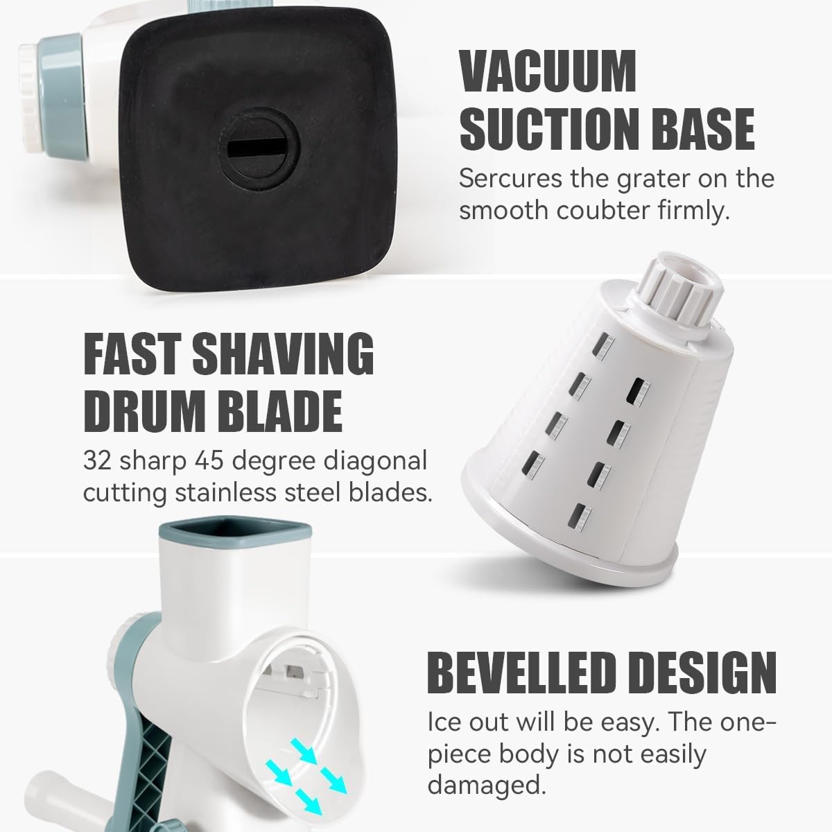 KEOUKE clean design for quick wash and storage
