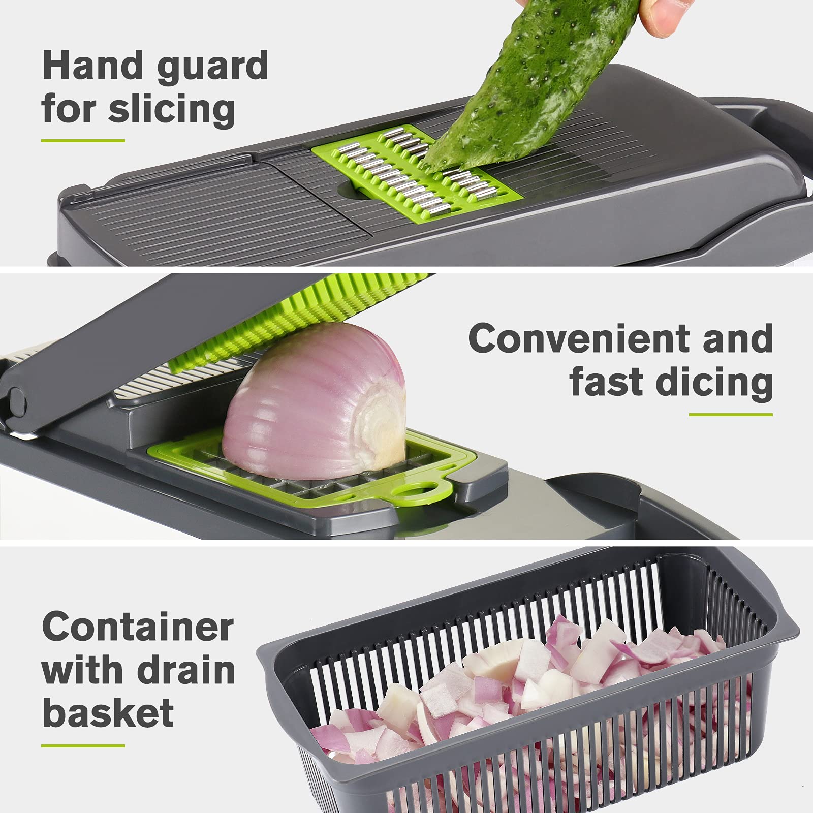 KEOUKE container with water filter basket for neat prep
