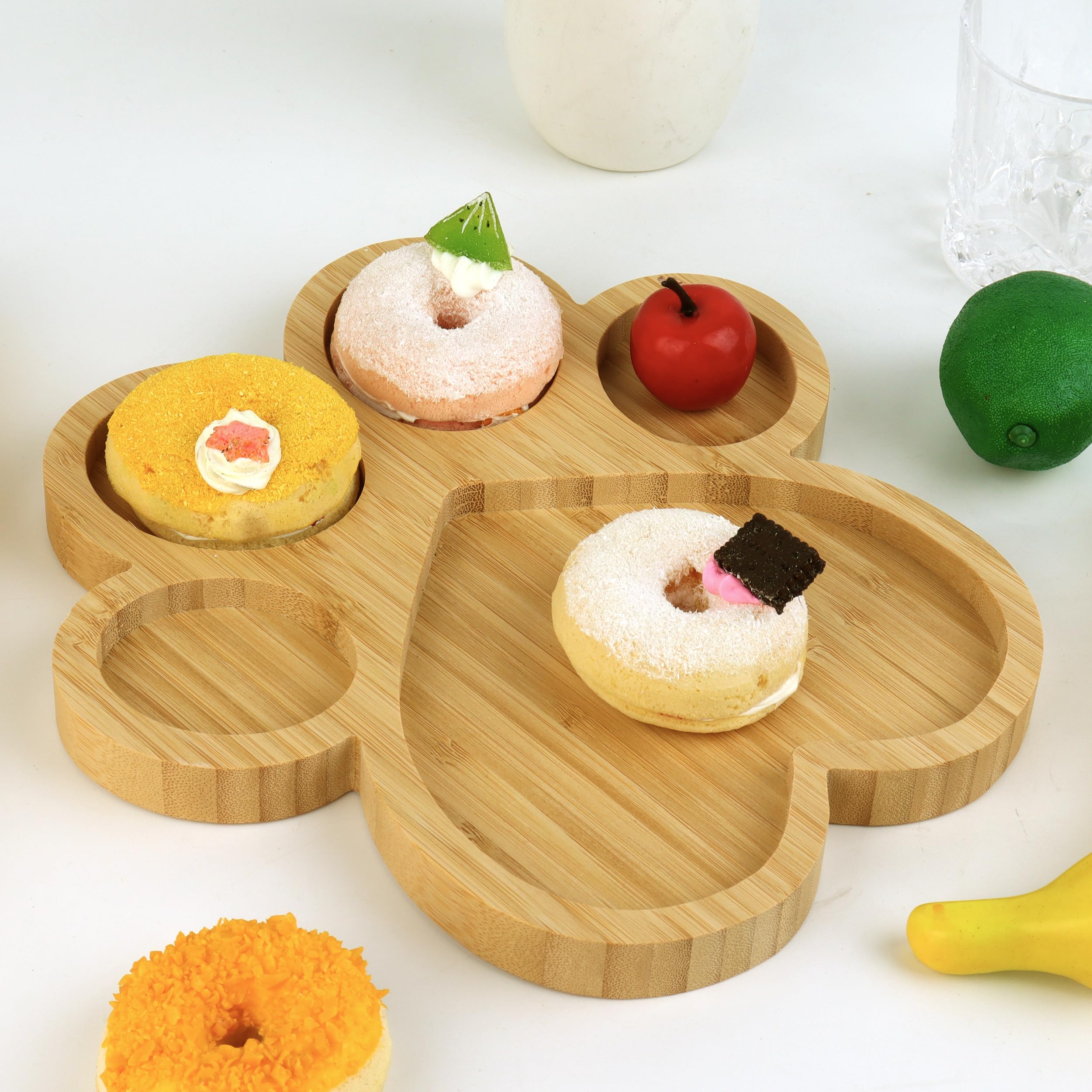 KEPATO paw-shaped serving tray for dog birthday parties and celebrations.