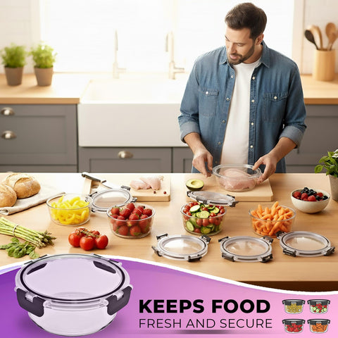 KEPSE lids are easy to clean and suit quick meal prep cleanup.