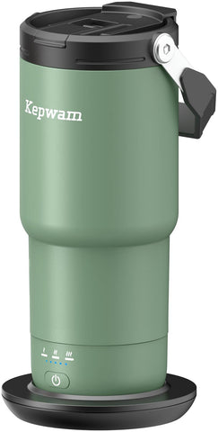Kepwam 20oz self-heating mug with ergonomic handle for easy grip