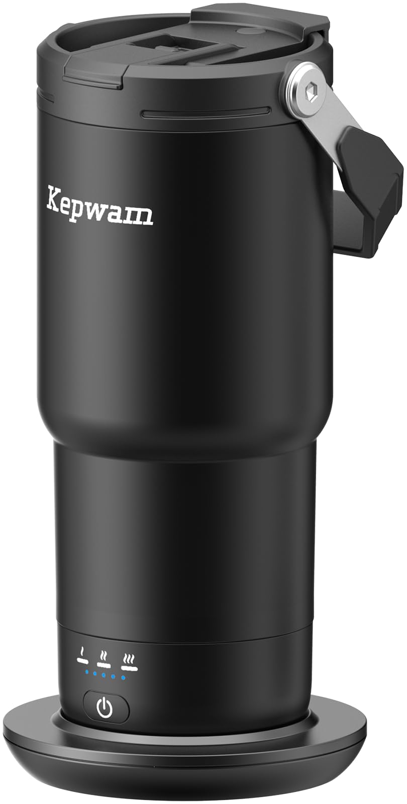 Kepwam 20oz mug, front view, showcasing temperature control for on-the-go use.