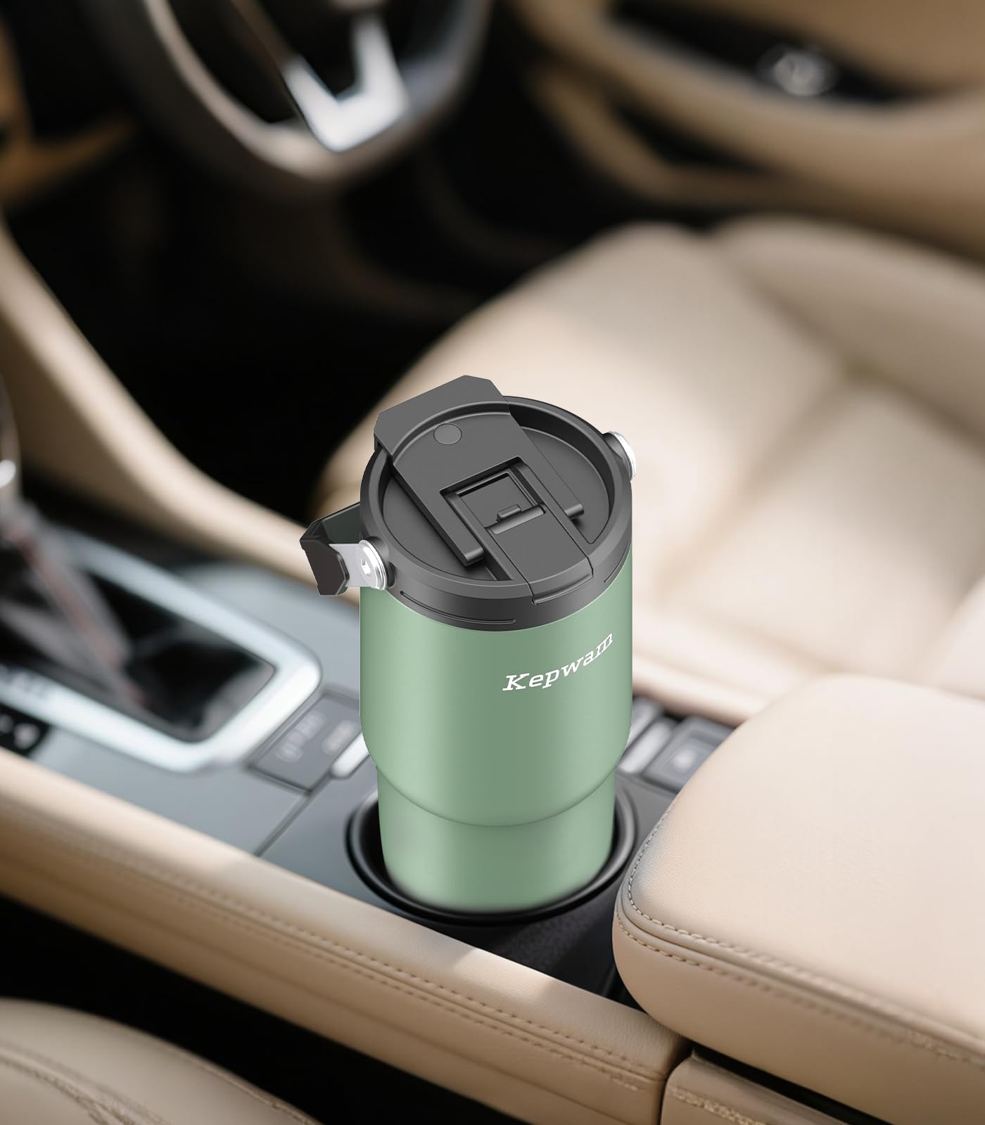 Kepwam fits car cup holders for on-the-go warmth and convenience