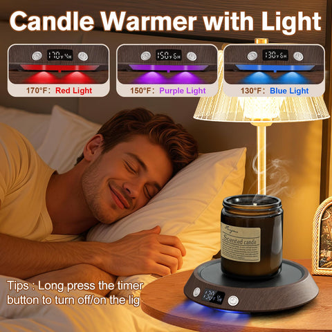 Kepwam mug warmer with auto shut-off for worry-free use