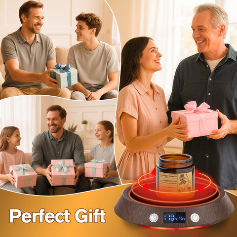 Kepwam mug warmer night light clearly shows settings