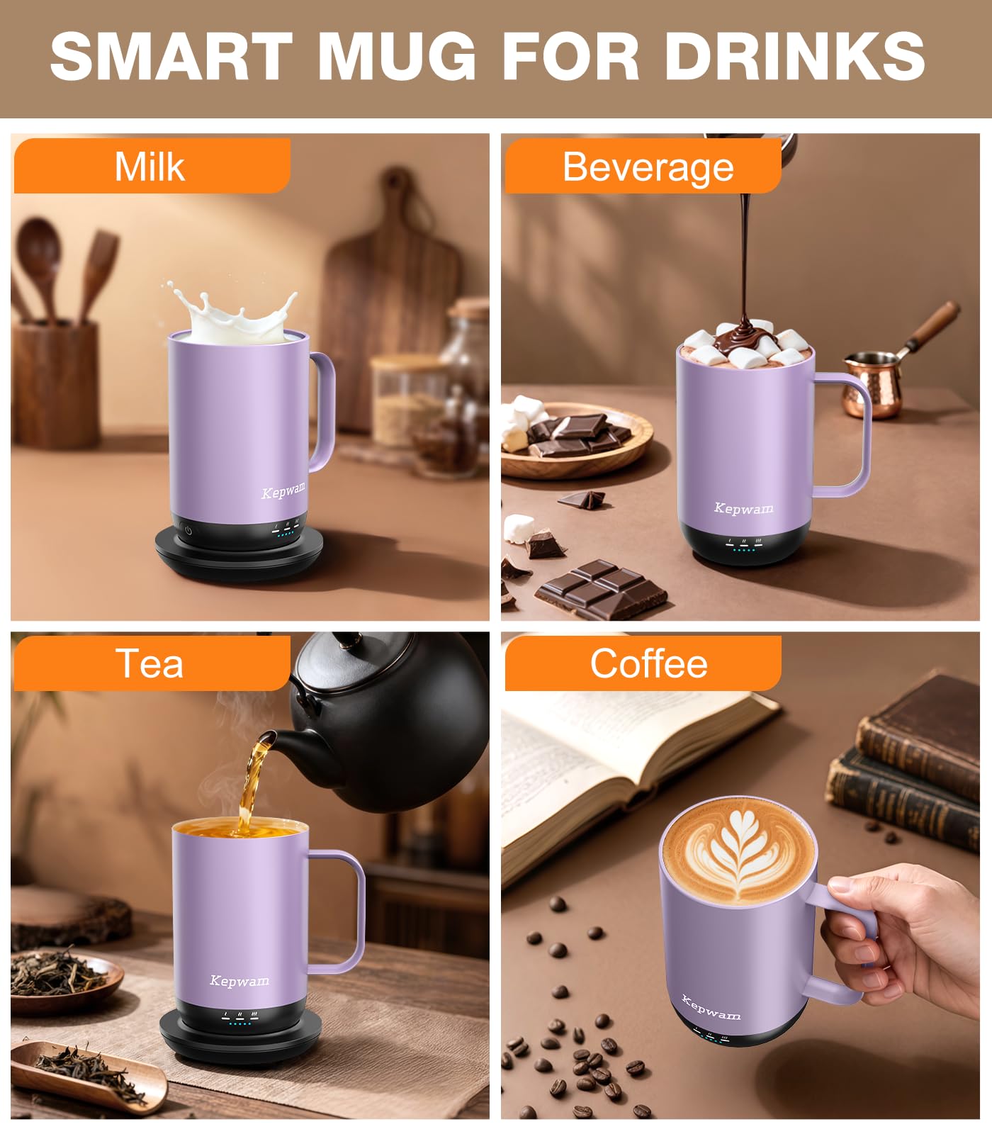Gift-ready Kepwam mug packaging ideal for coffee lovers.