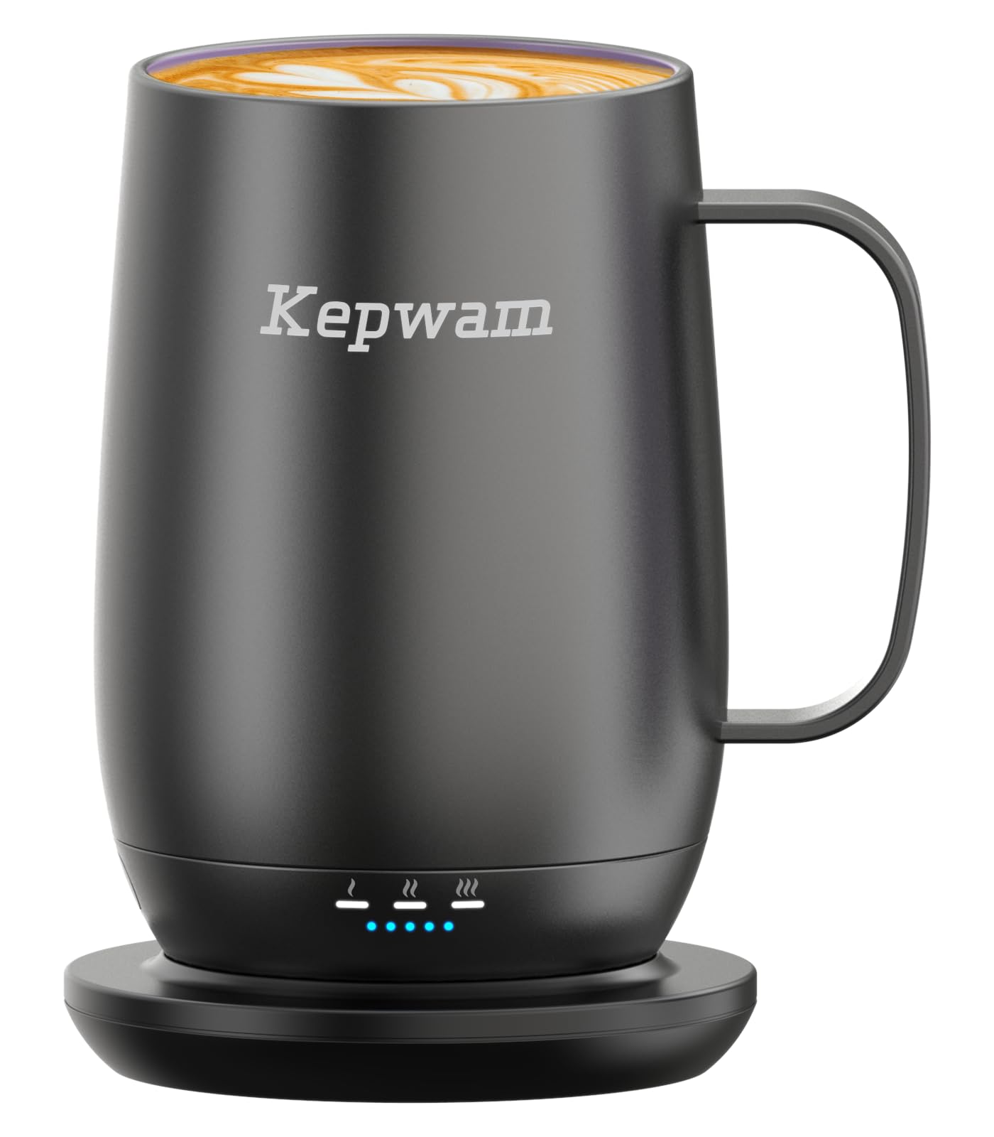 Kepwam T2-Plus 20oz heated mug ready for on-the-go coffee.