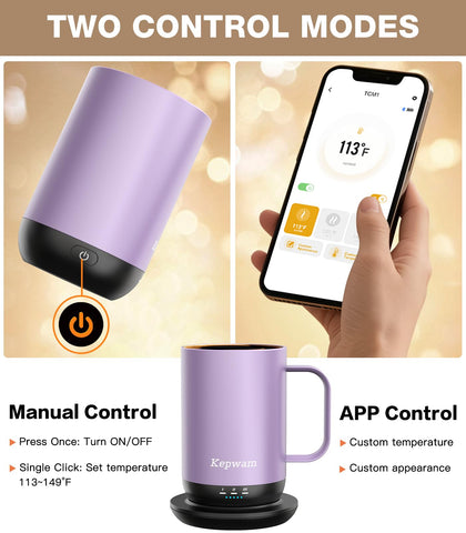 Kepwam safety auto-off feature prevents dry heating during use.