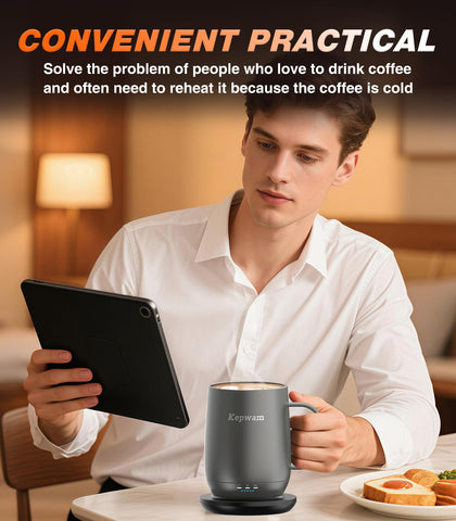 Kepwam T2 charging coaster for convenient power on the go