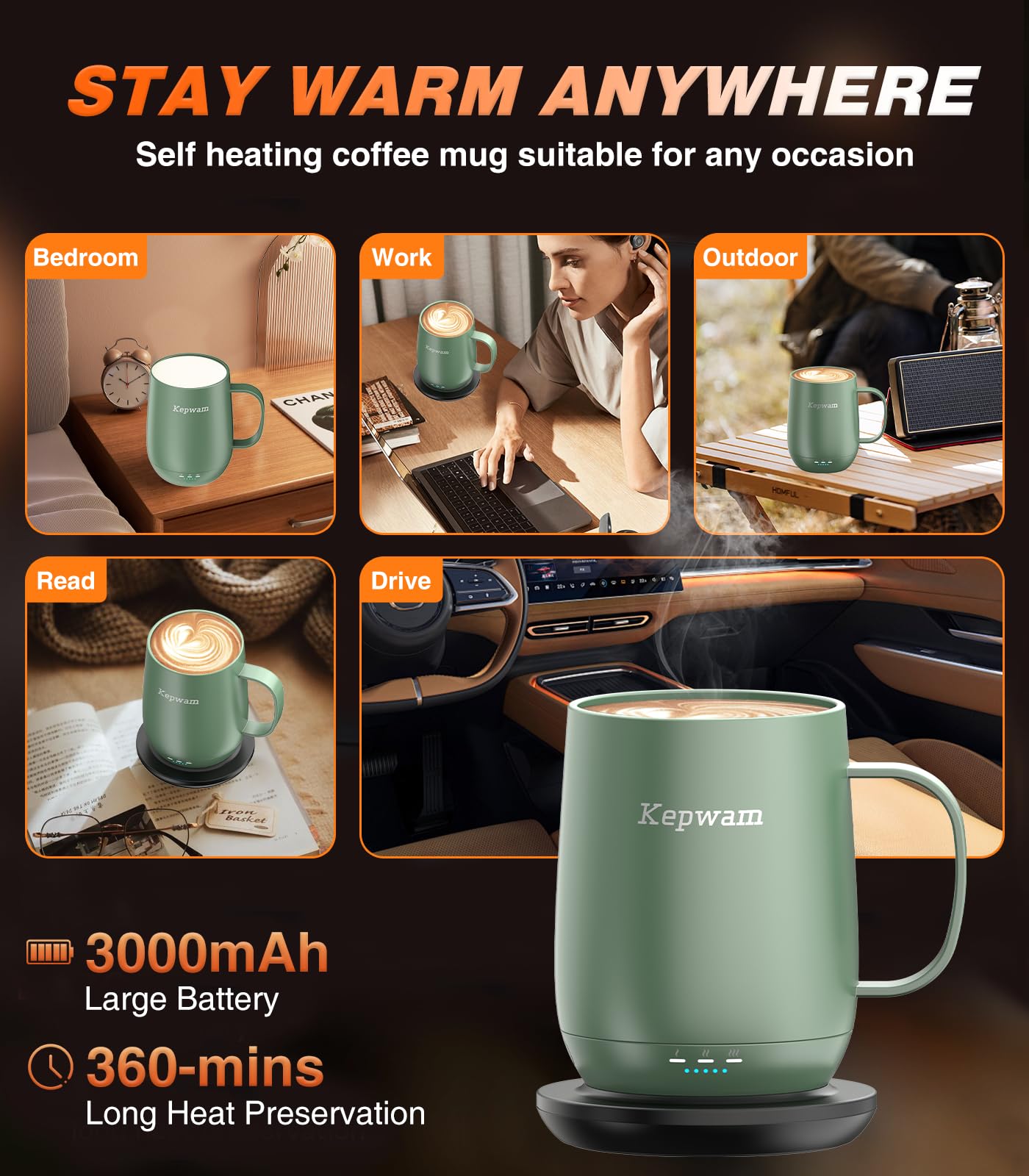 Kepwam T2 ceramic surface with matte finish for durable daily use