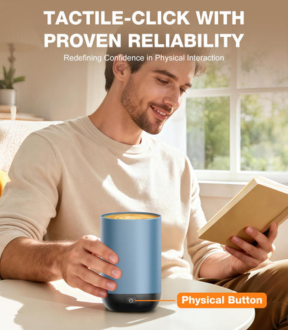 Kepwam wireless charging base keeping mug ready for warmth