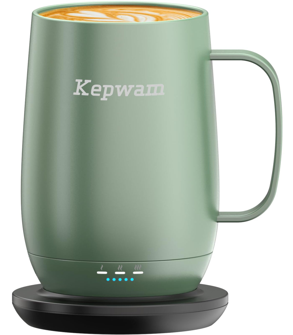 Kepwam T2-Plus 20oz mug front view for all-day hot coffee on the go.