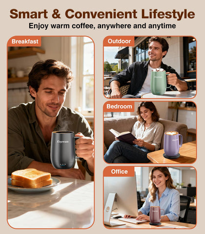 Kepwam T2-Plus mug with a smooth matte finish and comfortable grip.