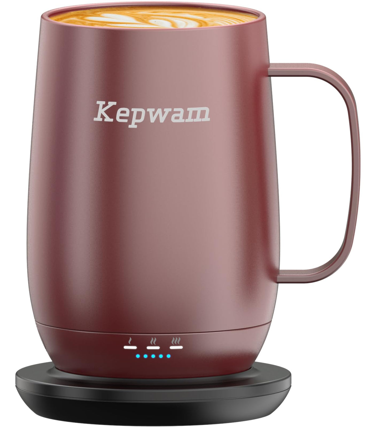 Kepwam T2-Plus 20oz self-heating mug for all-day hot beverages