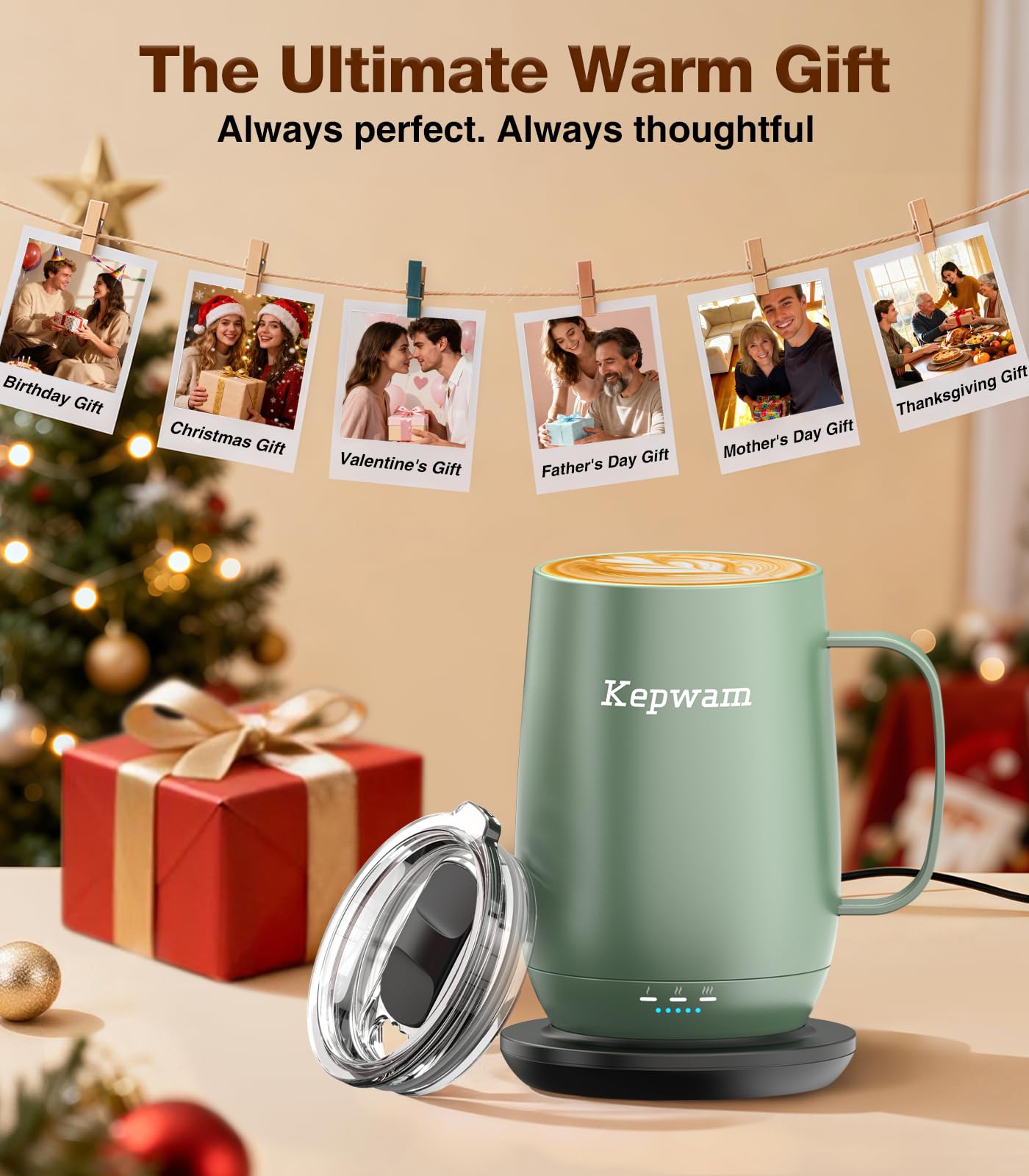 Kepwam T2-Plus scratch-resistant matte finish adds premium feel and durability.