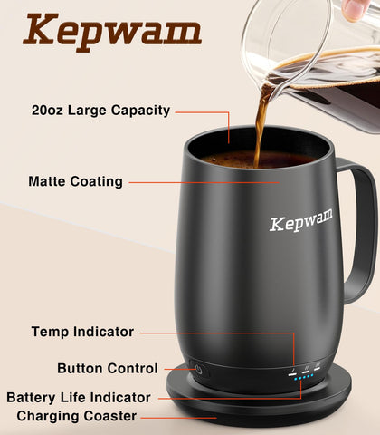 Kepwam T2-Plus with three temperature settings and LED indicators.