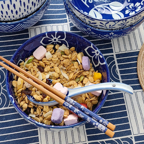 KeQiu deep Japanese-style ramen bowl suitable for ramen and pho