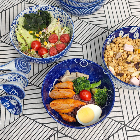 KeQiu dishwasher-safe porcelain bowl easy to clean after every meal