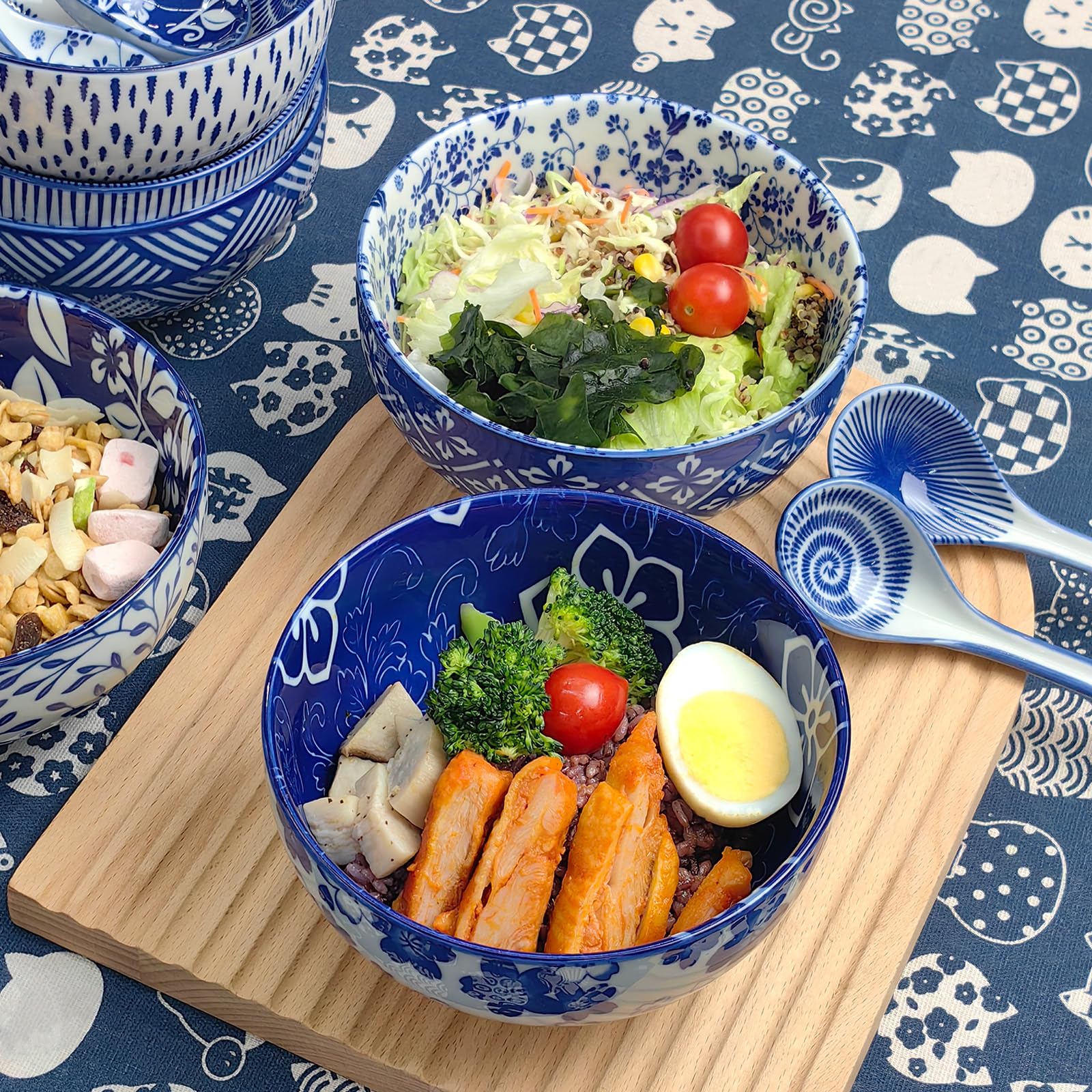 Dishwasher-safe and microwave-friendly KeQiu bowls for busy families.