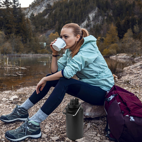Kerilyn sleek black design suits travel, gym, and daily hydration routines.