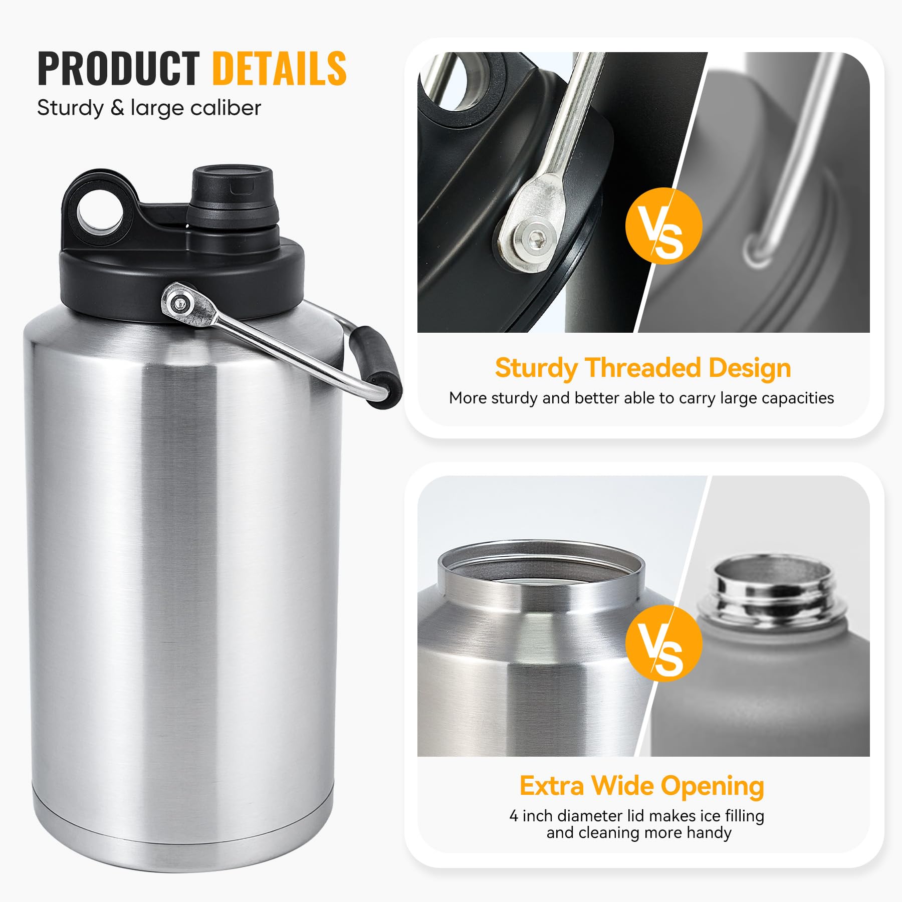 Kerilyn gallon jug sweat free exterior stays dry after workouts