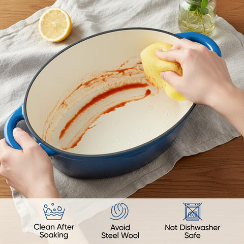 Kerilyn Dutch Oven works on ceramic, gas, induction, and grills.