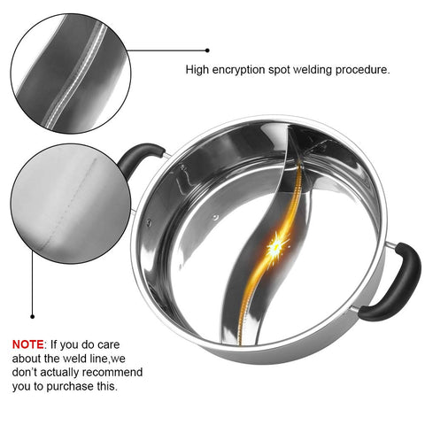 Kerykwan hot pot with included ladles and glass lid for easy serving