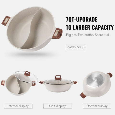 Kerykwan monoblock cast design prevents leakage between compartments.