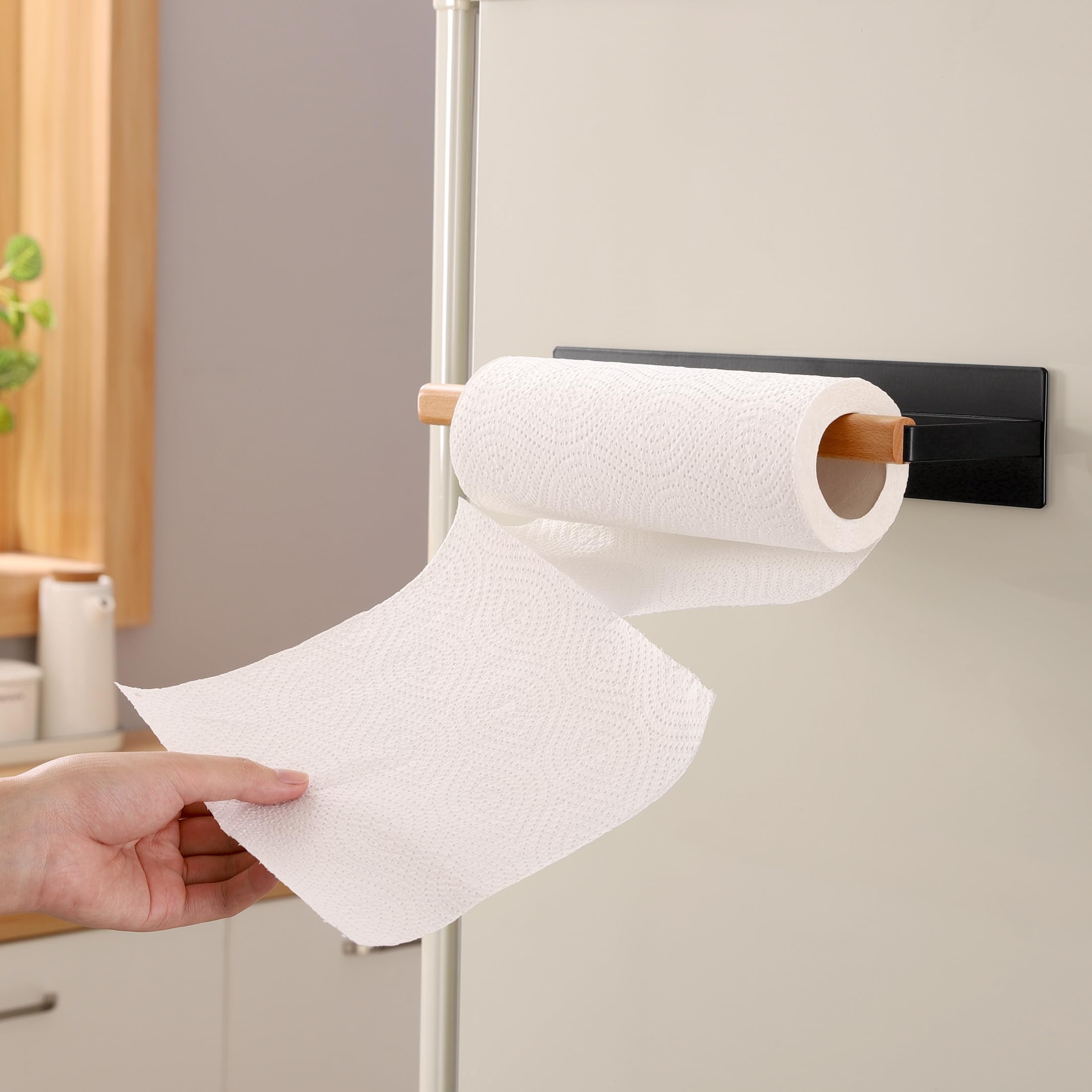 KES heavy-duty hold up to 6.6 lbs keeps towels tidy.