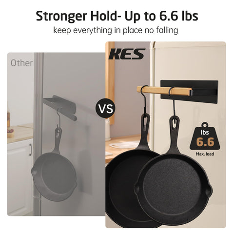 KES magnetic paper towel holder, 11.8-inch rod fits most rolls.