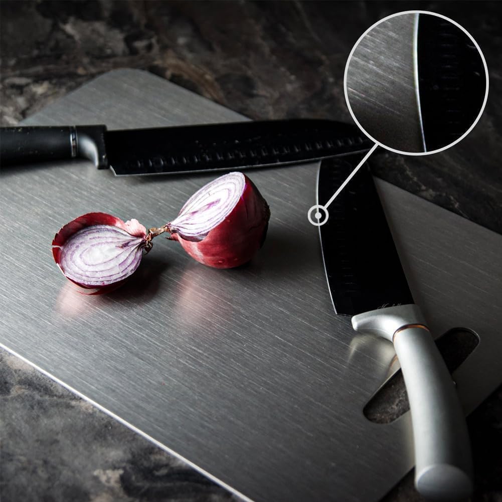 Kesefunm titanium cutting board portable lightweight kitchen tool