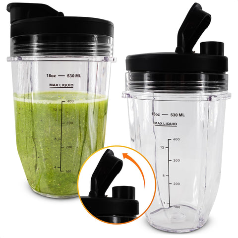 KETAR Ninja Cup 18oz bottle for Nutri Ninja, sturdy and leak-resistant for on-the-go smoothies.