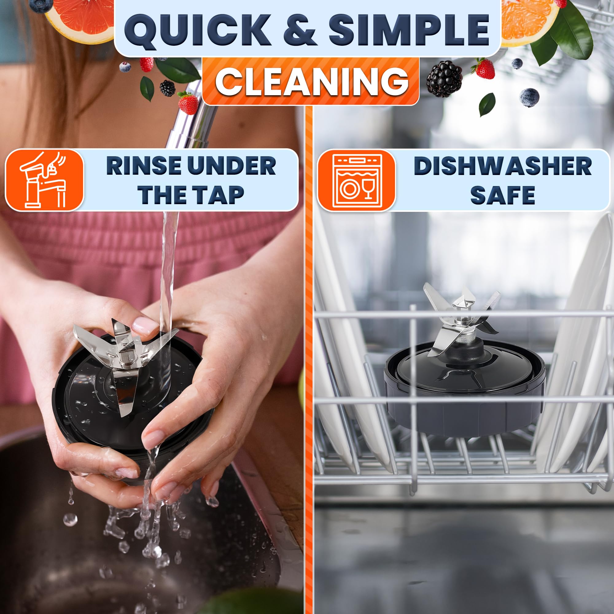 KETAR durable plastic body offers safe handling and long-lasting use.