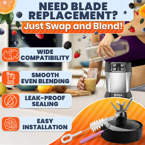 KETAR stainless steel blade delivers durable performance for daily smoothie prep.