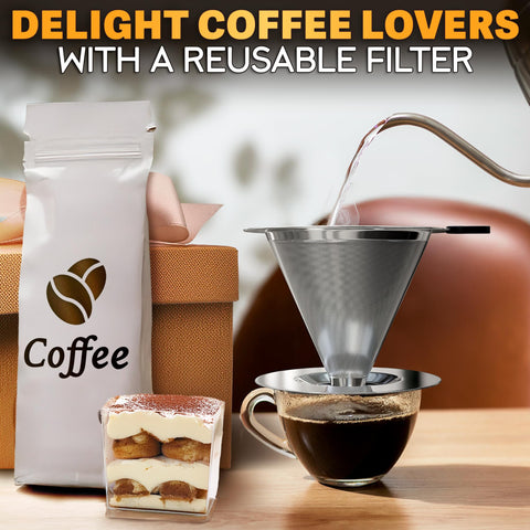 KETAR pour-over uses no paper filters, supporting sustainability.
