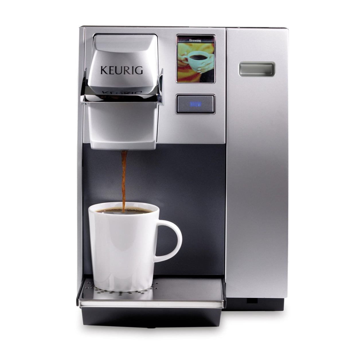 Keurig K155 Office Pro front view, ideal for quick office coffee.