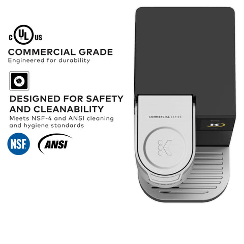 Keurig K-2550 150+ pod varieties for diverse menus.