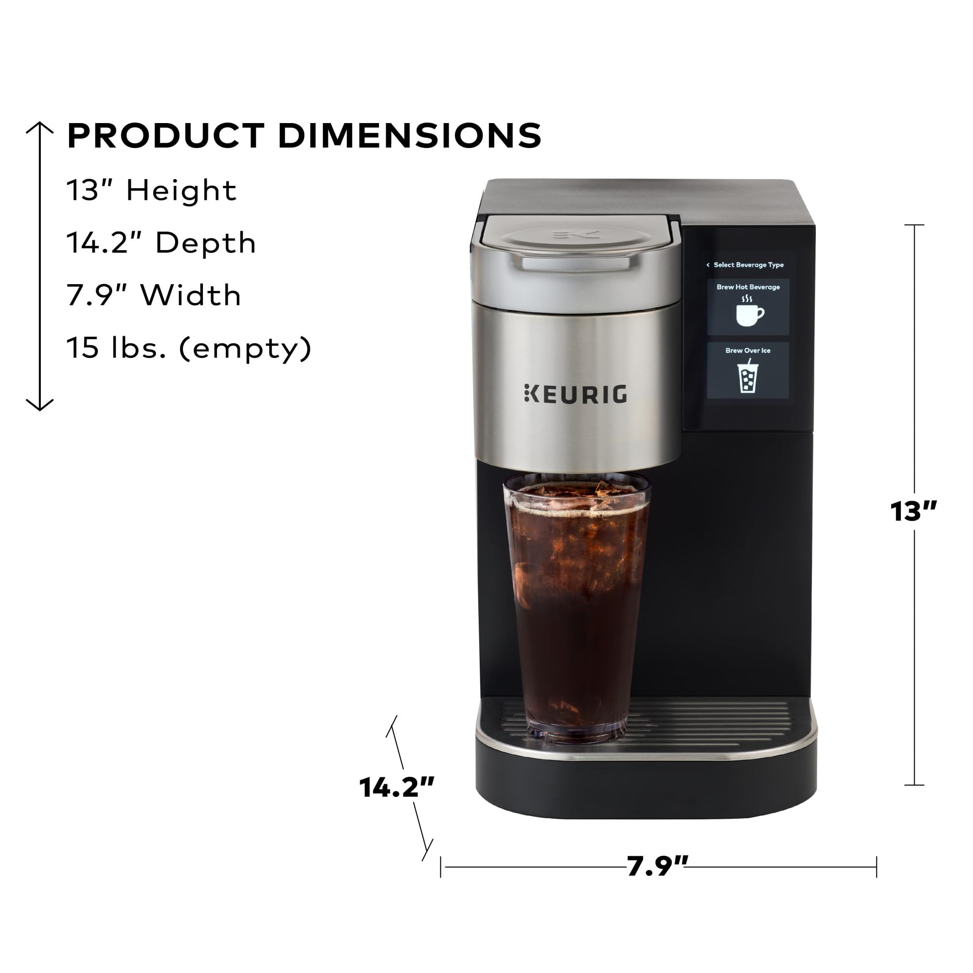Keurig K-2550 Brew Over Ice for refreshing cold options.