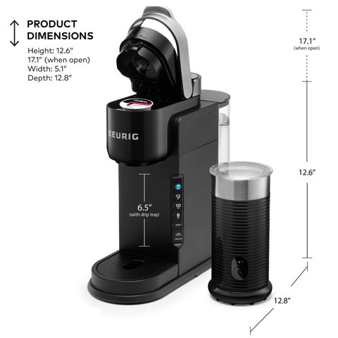 Keurig K-Café Barista Bar hot and iced coffee ready in one machine