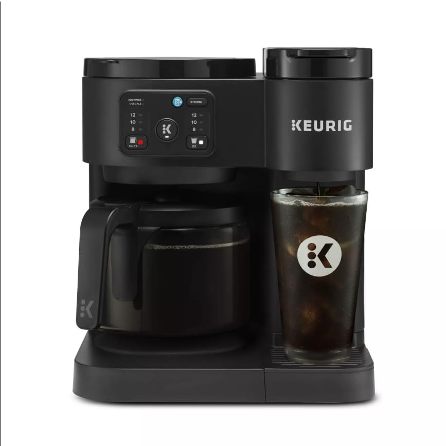 Keurig K-Duo Essentials hot-iced brewing for quick, flavorful beverages.