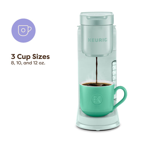 Keurig K-Express 10 oz cup option for balanced mornings.