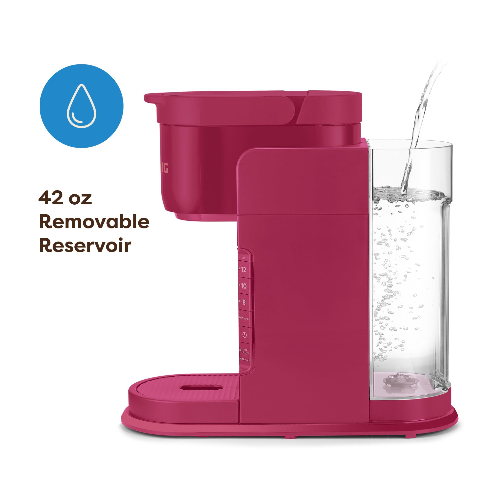 Keurig K-Express compact footprint ideal for small kitchens.