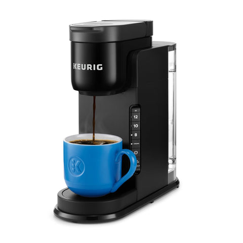 Keurig K-Express front view showcases a sleek design for holiday kitchens.