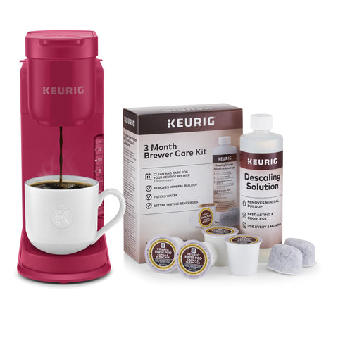 Keurig K-Express Holiday Berry theme adds seasonal charm to the counter.