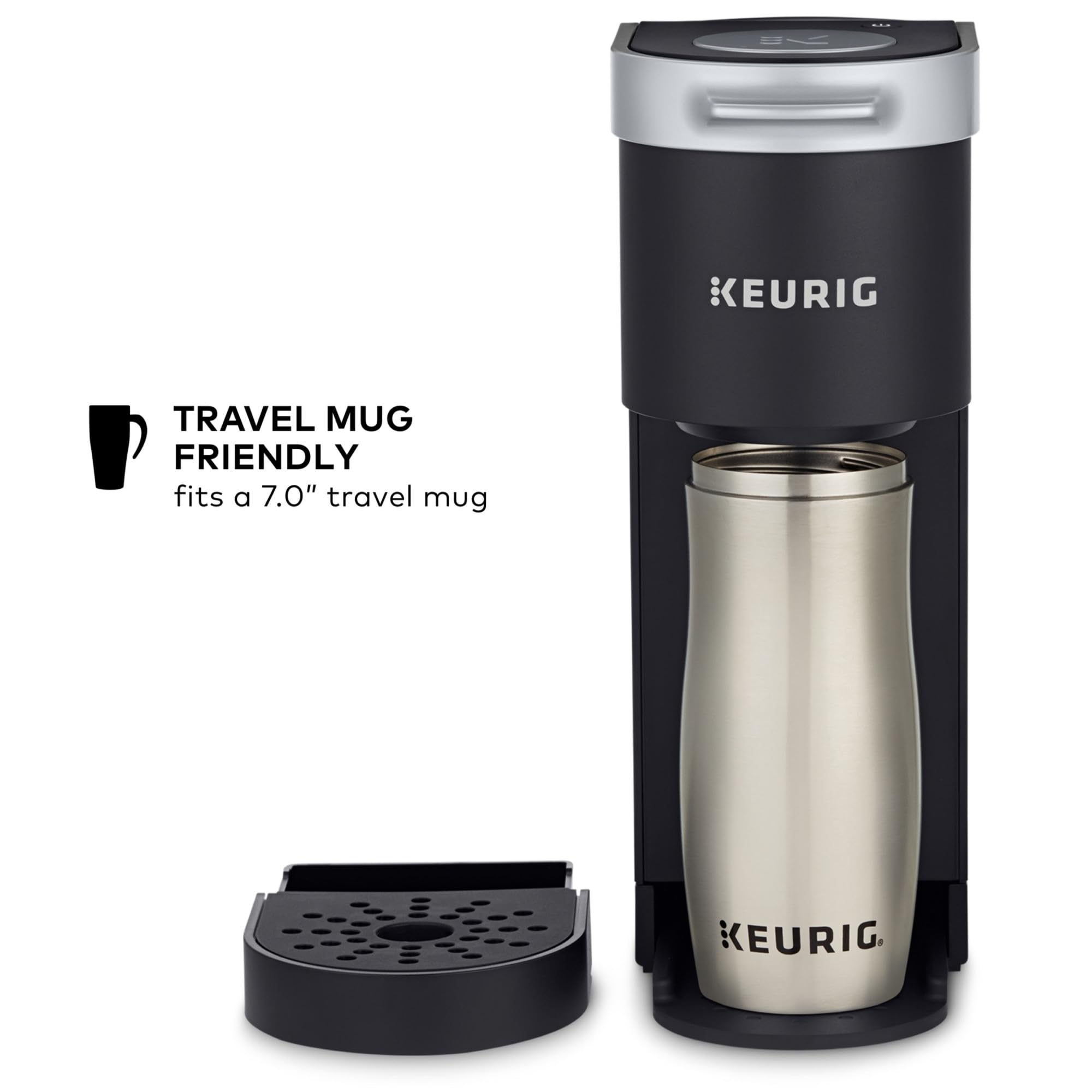 Keurig K-Mini auto-off feature helps conserve energy.