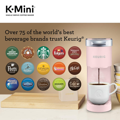 Keurig K-Mini Dusty Rose supports My K-Cup reusable filter.
