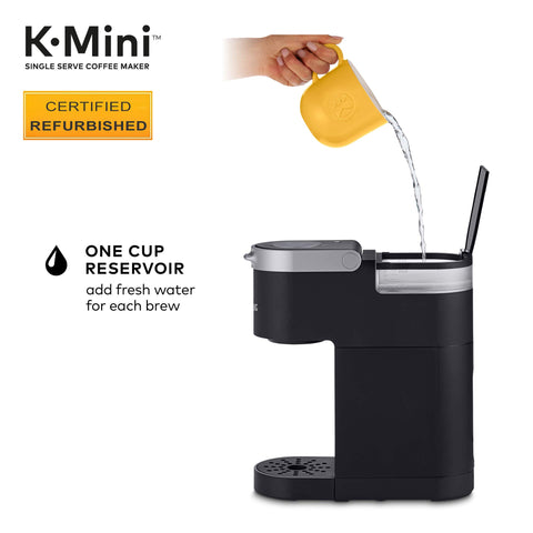 Keurig K-Mini renewed travel mug fit for versatile use.