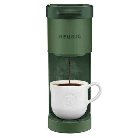Keurig K-Mini sleek design enables compact placement in small spaces.